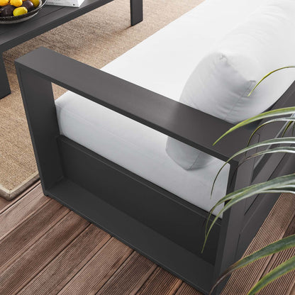 Tammy Outdoor Patio Powder-Coated Aluminum 2-Piece Set