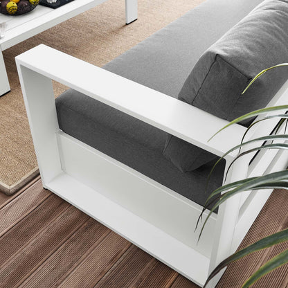 Tammy Outdoor Patio Powder-Coated Aluminum 2-Piece Set