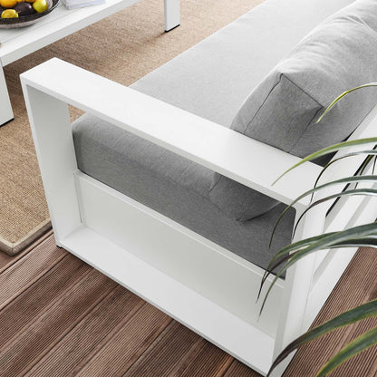 Tammy Outdoor Patio Powder-Coated Aluminum 2-Piece Set