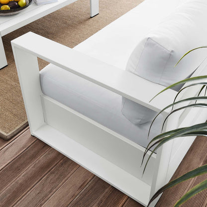 Tammy Outdoor Patio Powder-Coated Aluminum 2-Piece Set