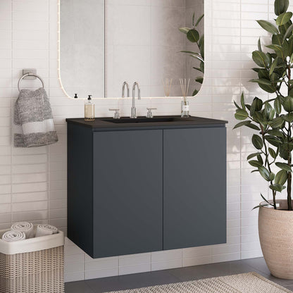 Bryn 30" Wall-Mount Bathroom Vanity