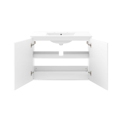 Bryn 36" Wall-Mount Bathroom Vanity