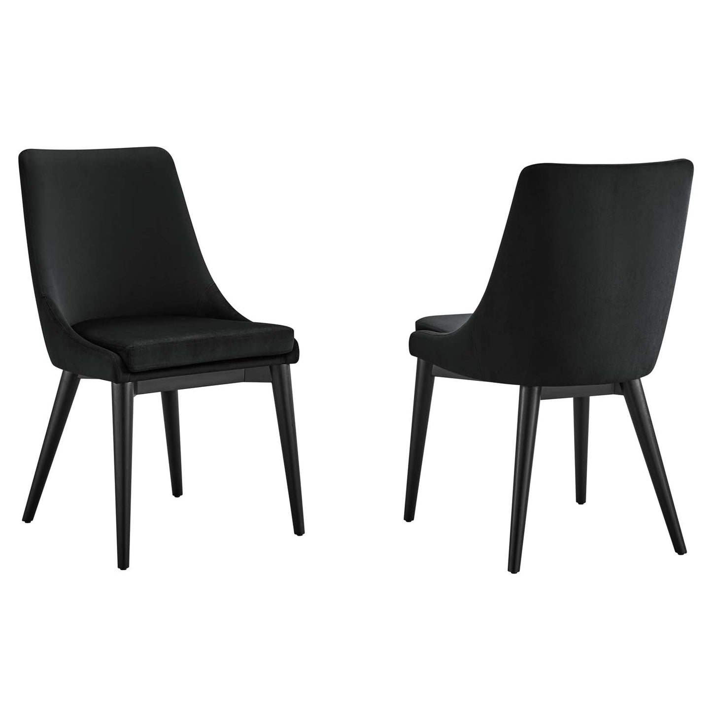 Vienna Accent Performance Velvet Dining Chairs - Set of 2