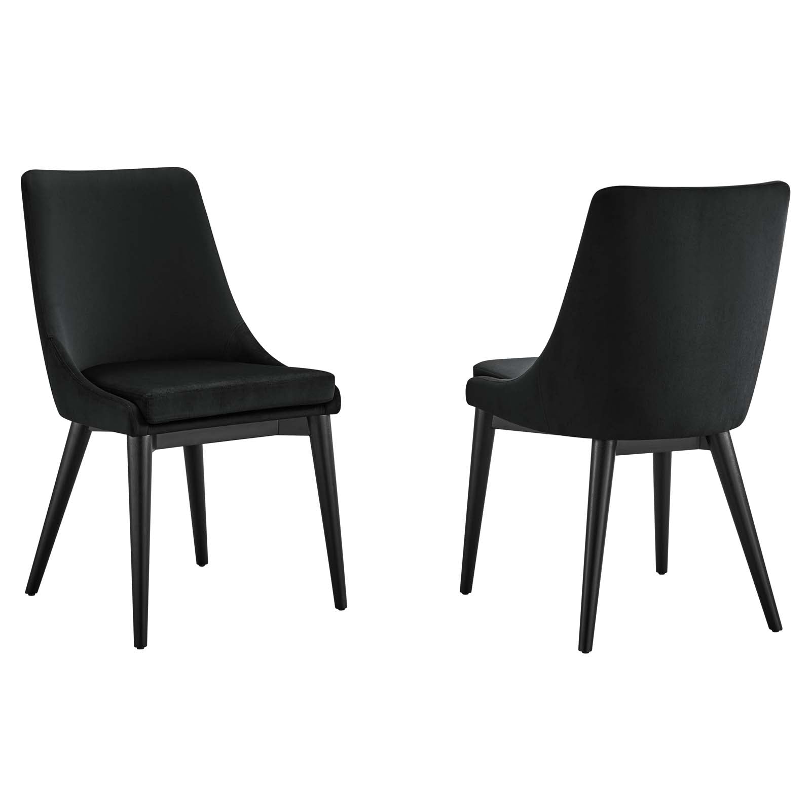 Vienna Accent Performance Velvet Dining Chairs - Set of 2