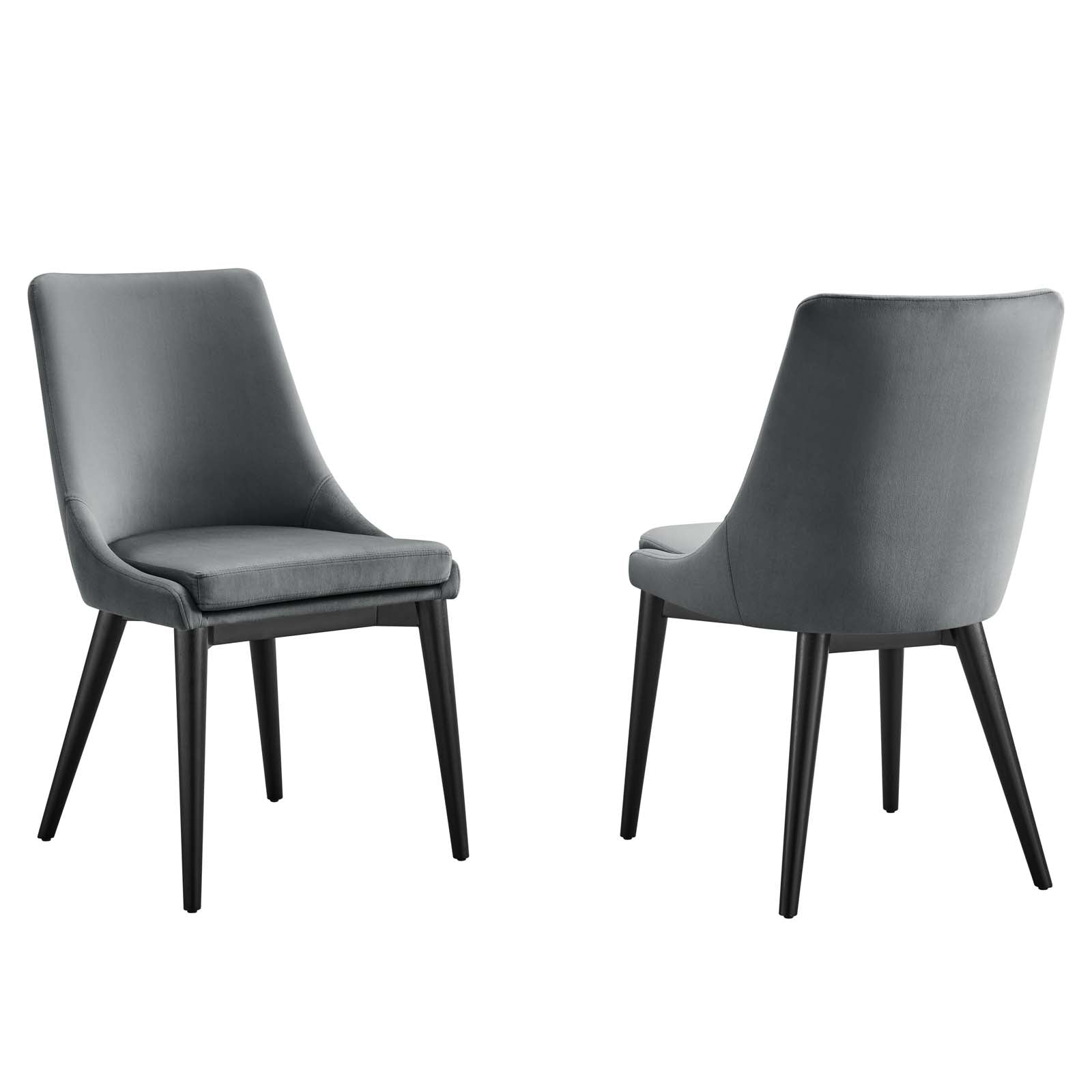 Vienna Accent Performance Velvet Dining Chairs - Set of 2