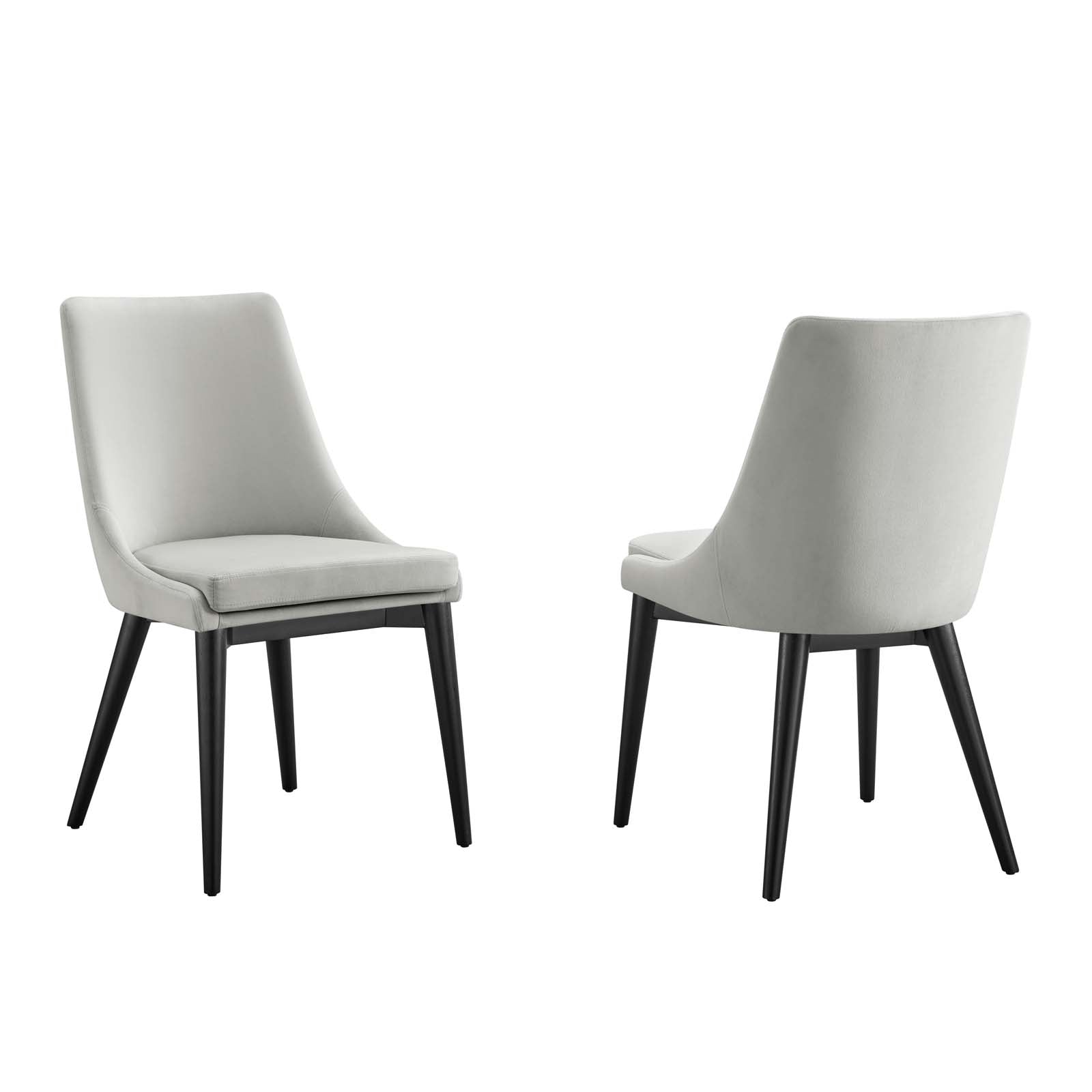 Vienna Accent Performance Velvet Dining Chairs - Set of 2