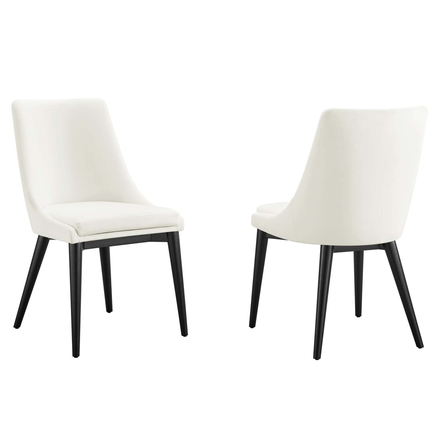 Vienna Accent Performance Velvet Dining Chairs - Set of 2