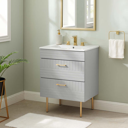 Daybreak 24" Bathroom Vanity - White