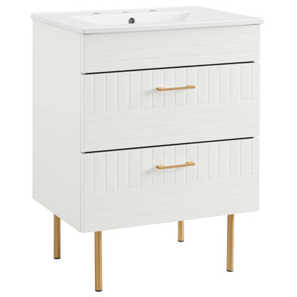 Daybreak 24" Bathroom Vanity - White