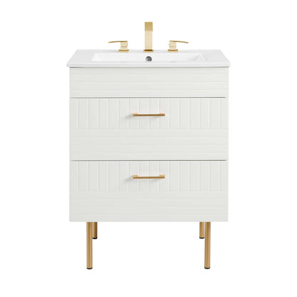 Daybreak 24" Bathroom Vanity - White