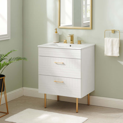 Daybreak 24" Bathroom Vanity - White