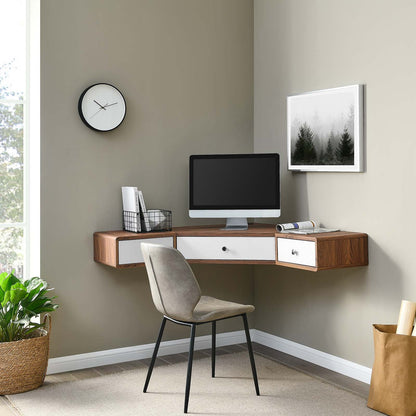 Transmit 47" Wall Mount Corner Office Desk