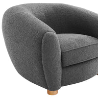 Frida Boucle Upholstered Fabric Armchair