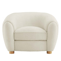 Frida Boucle Upholstered Fabric Armchair