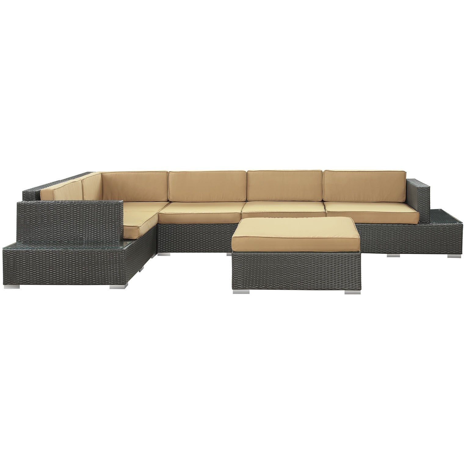 Lighthouse 6 Piece Outdoor Patio Sectional Set - living-essentials