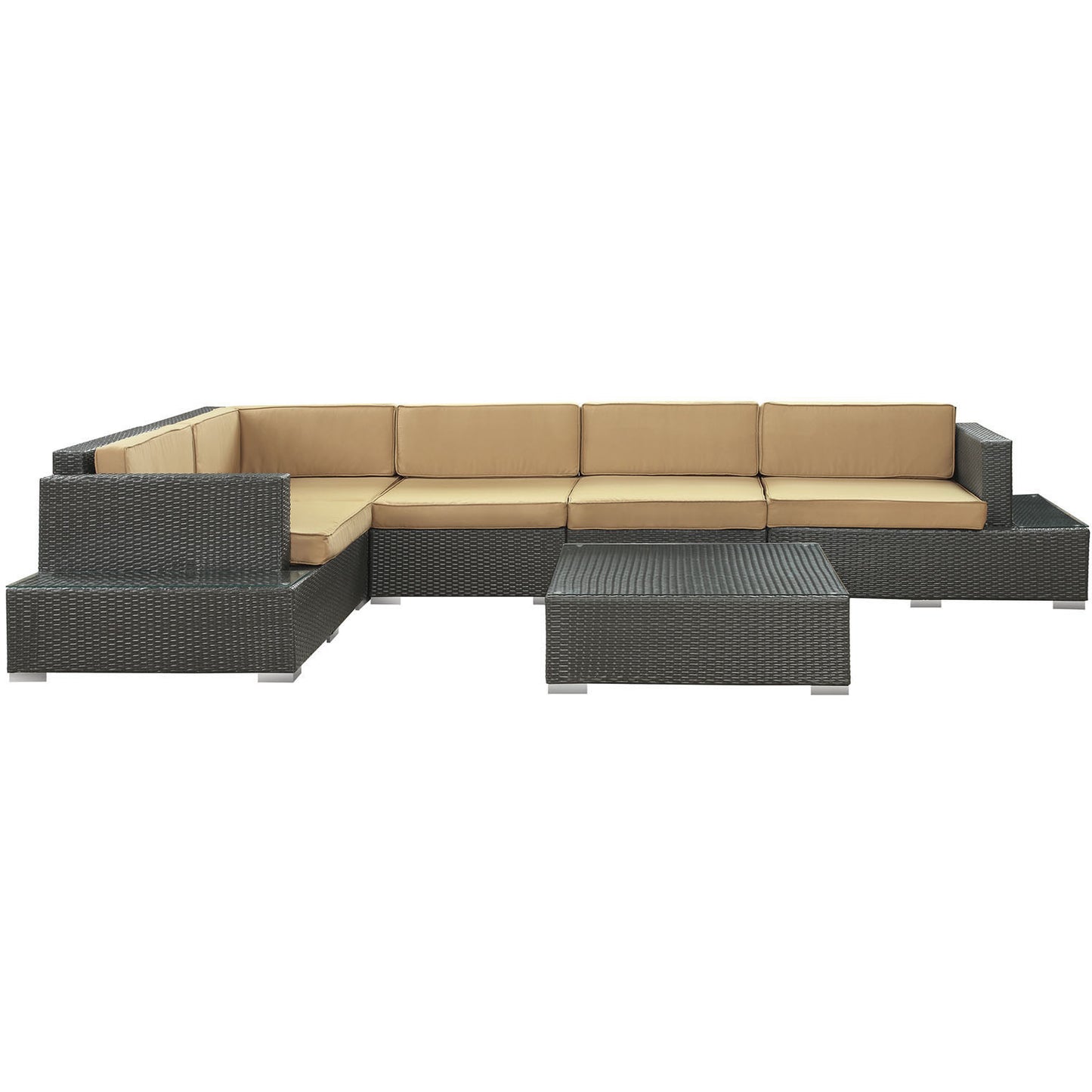 Lighthouse 6 Piece Outdoor Patio Sectional Set - living-essentials