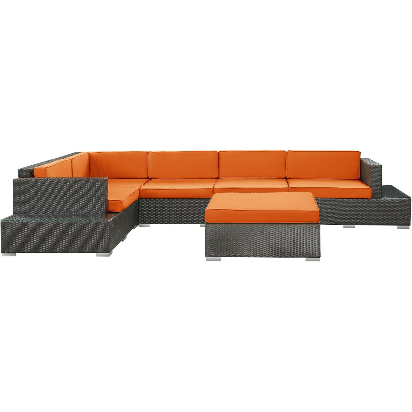 Lighthouse 6 Piece Outdoor Patio Sectional Set - living-essentials