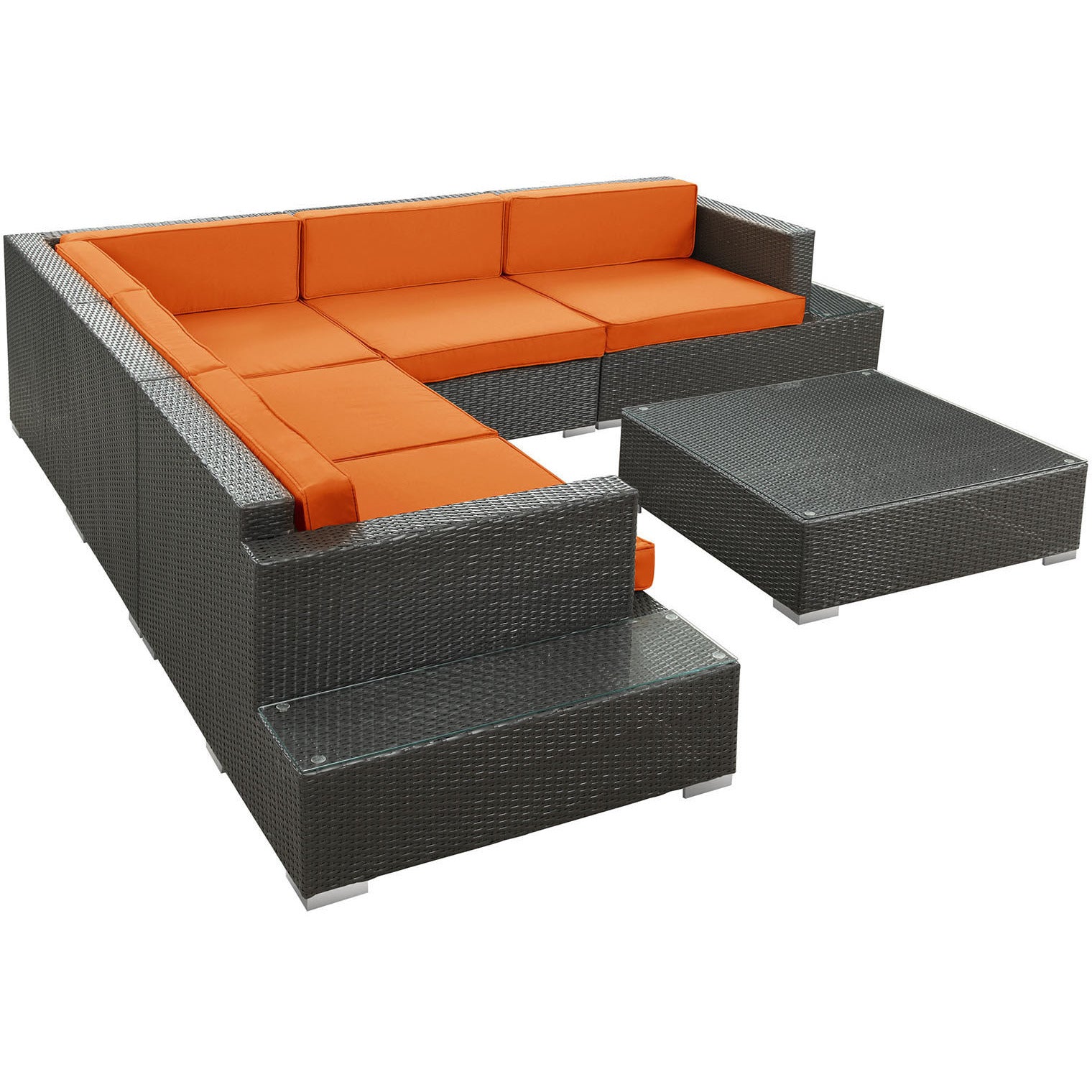 Lighthouse 6 Piece Outdoor Patio Sectional Set - living-essentials
