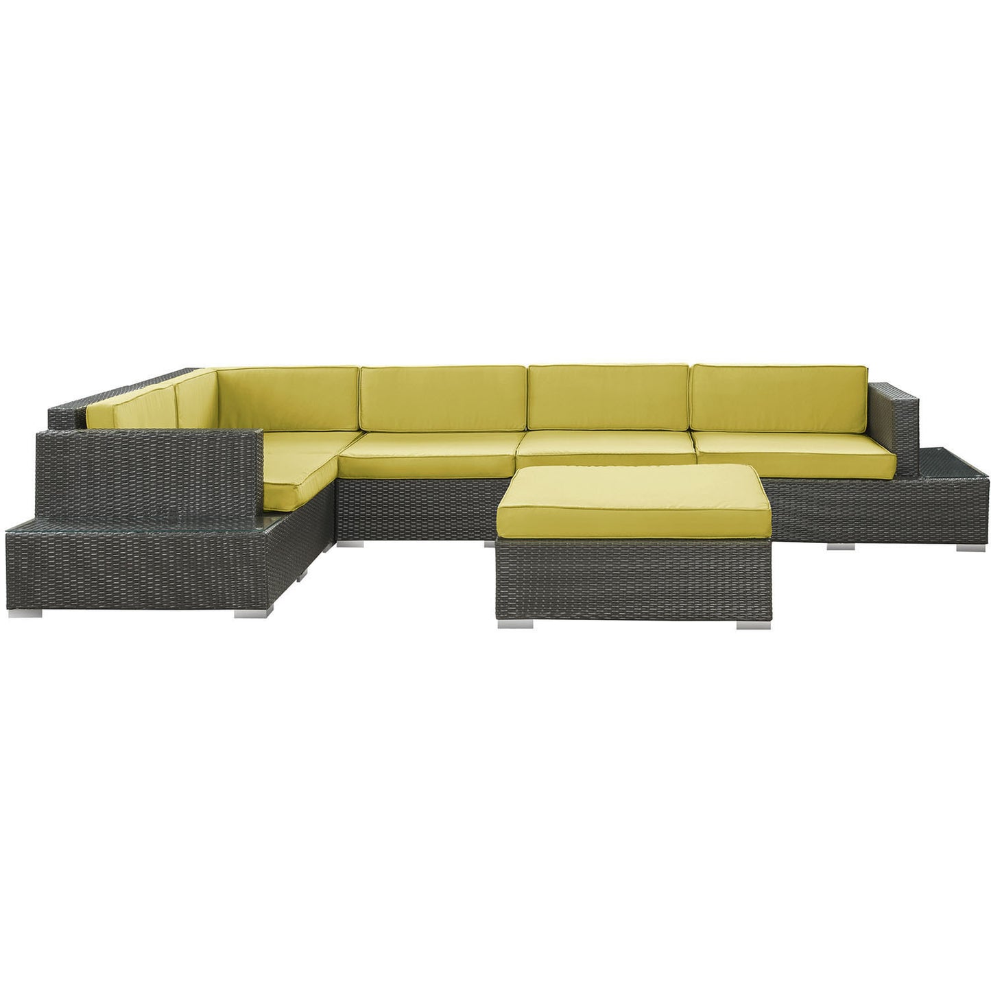 Lighthouse 6 Piece Outdoor Patio Sectional Set - living-essentials