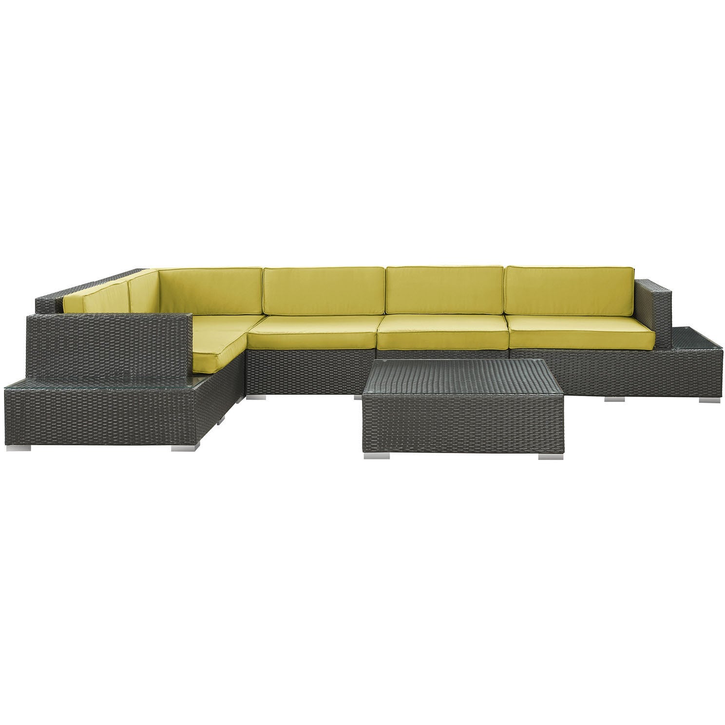 Lighthouse 6 Piece Outdoor Patio Sectional Set - living-essentials