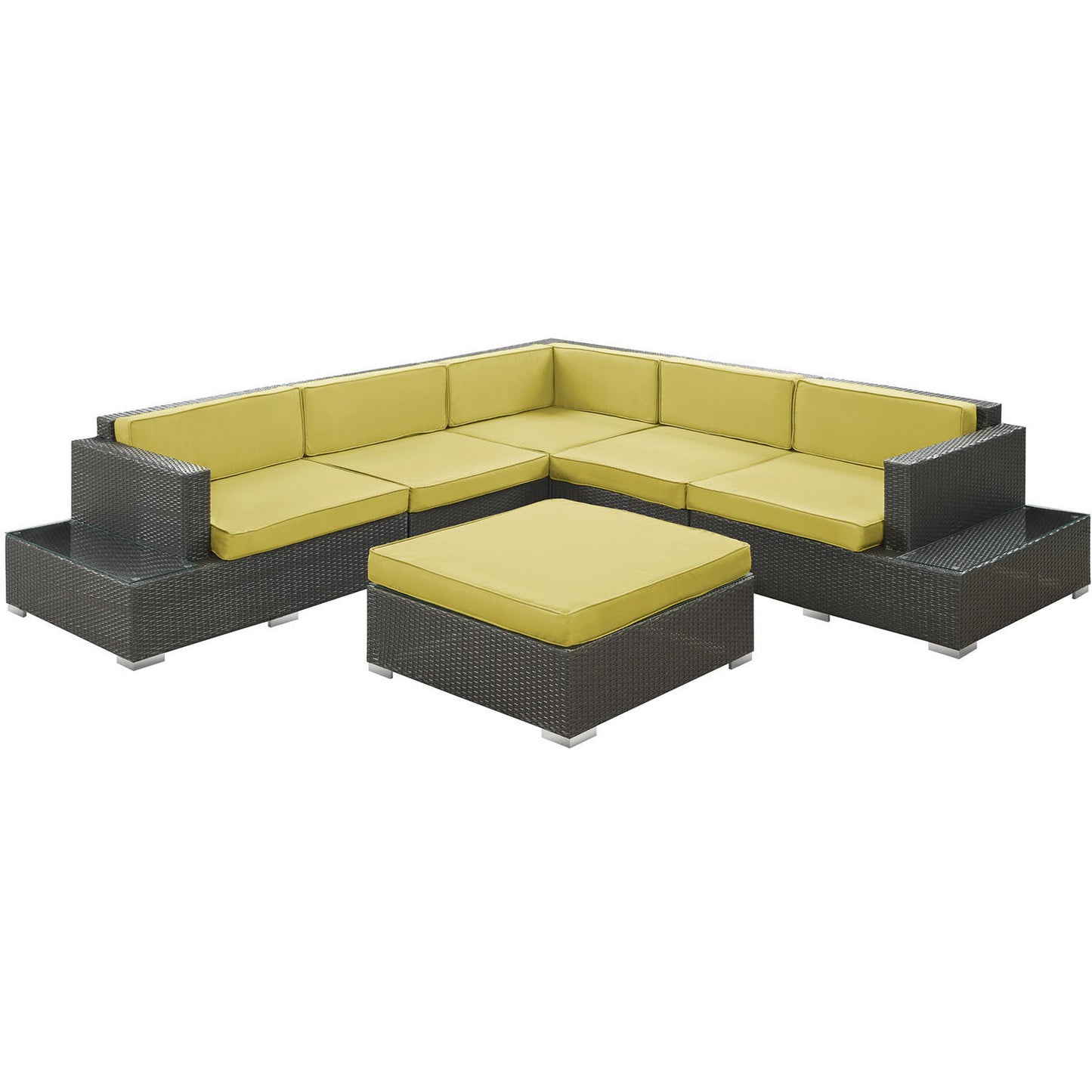 Lighthouse 6 Piece Outdoor Patio Sectional Set - living-essentials