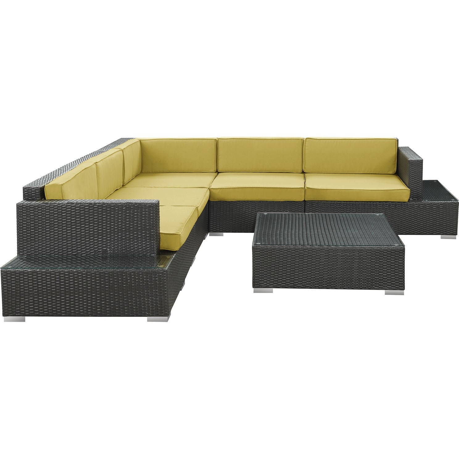 Lighthouse 6 Piece Outdoor Patio Sectional Set - living-essentials