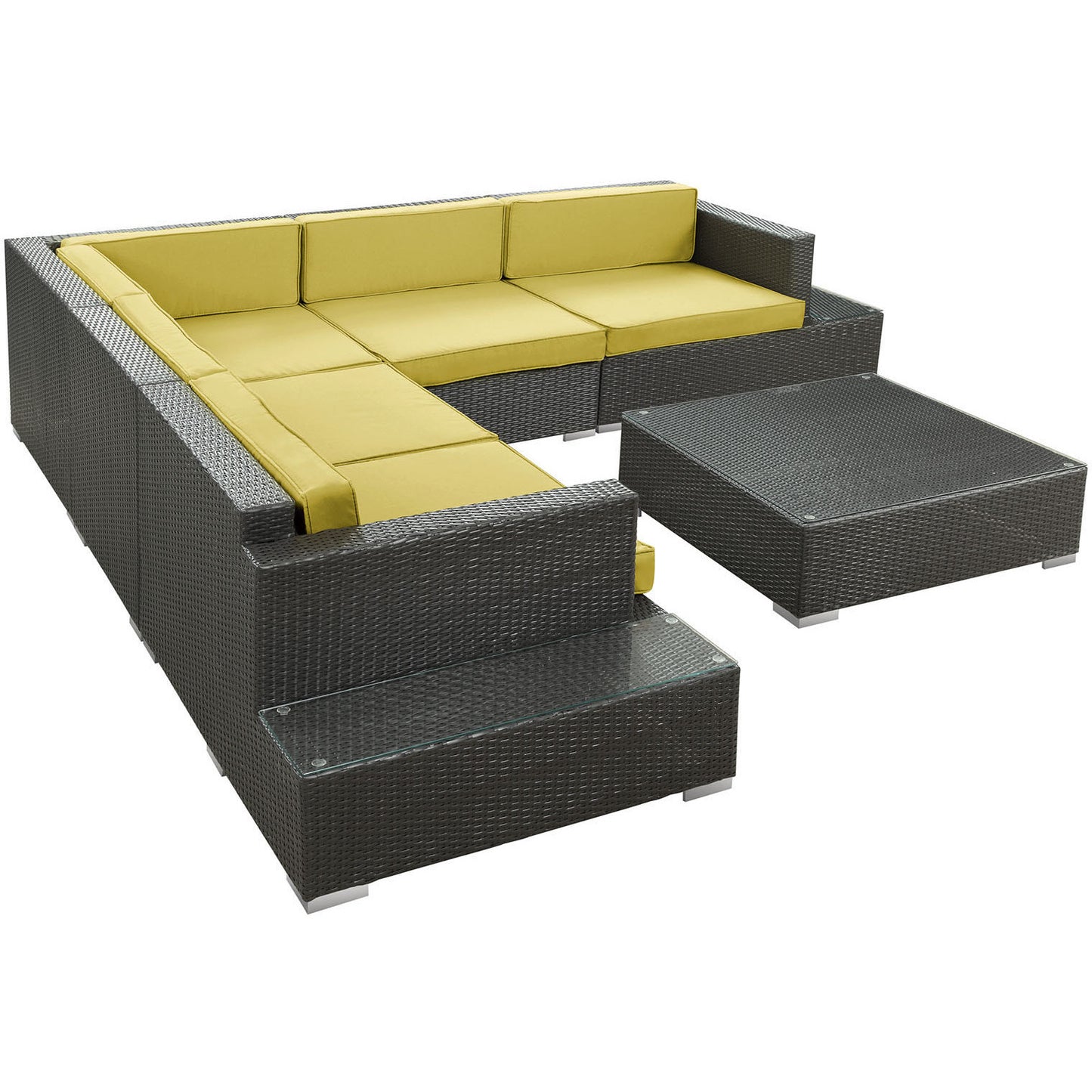 Lighthouse 6 Piece Outdoor Patio Sectional Set - living-essentials