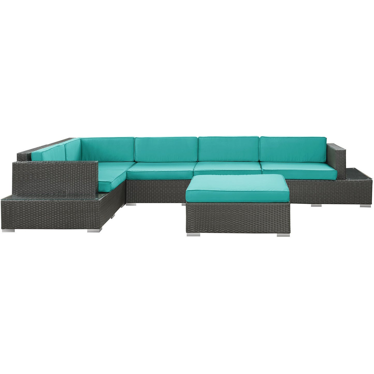 Lighthouse 6 Piece Outdoor Patio Sectional Set - living-essentials