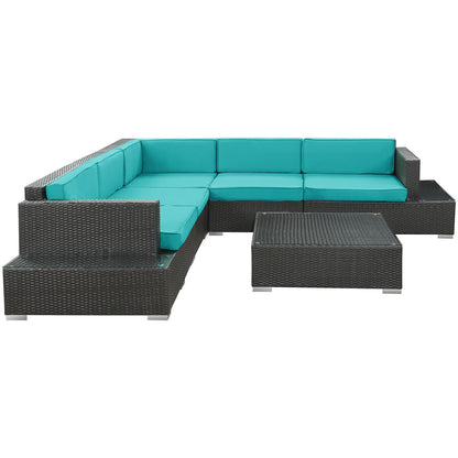 Lighthouse 6 Piece Outdoor Patio Sectional Set - living-essentials