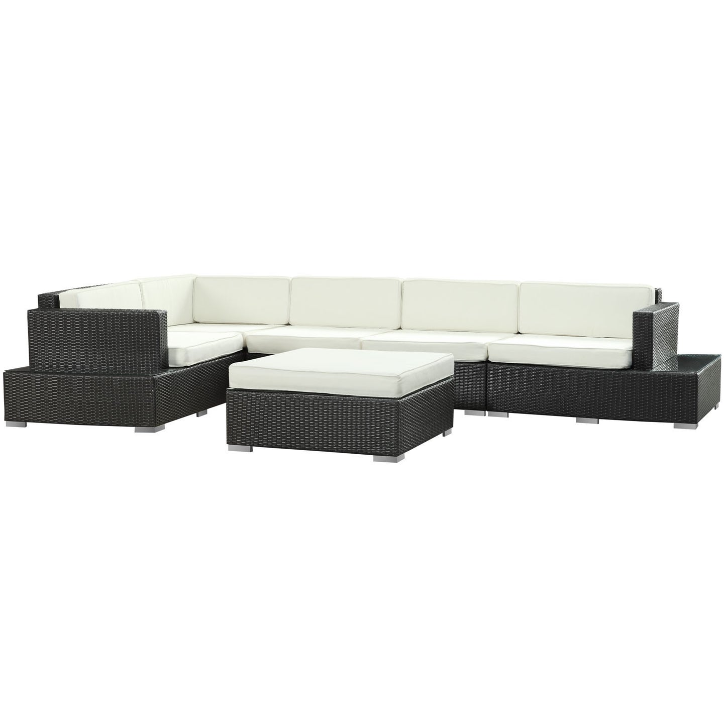 Lighthouse 6 Piece Outdoor Patio Sectional Set - living-essentials