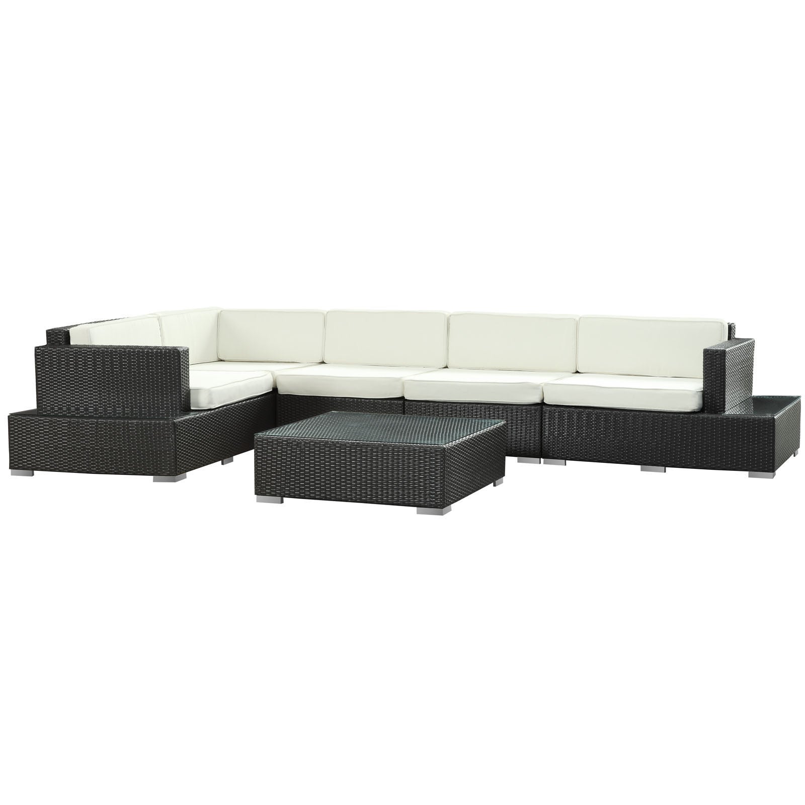 Lighthouse 6 Piece Outdoor Patio Sectional Set - living-essentials