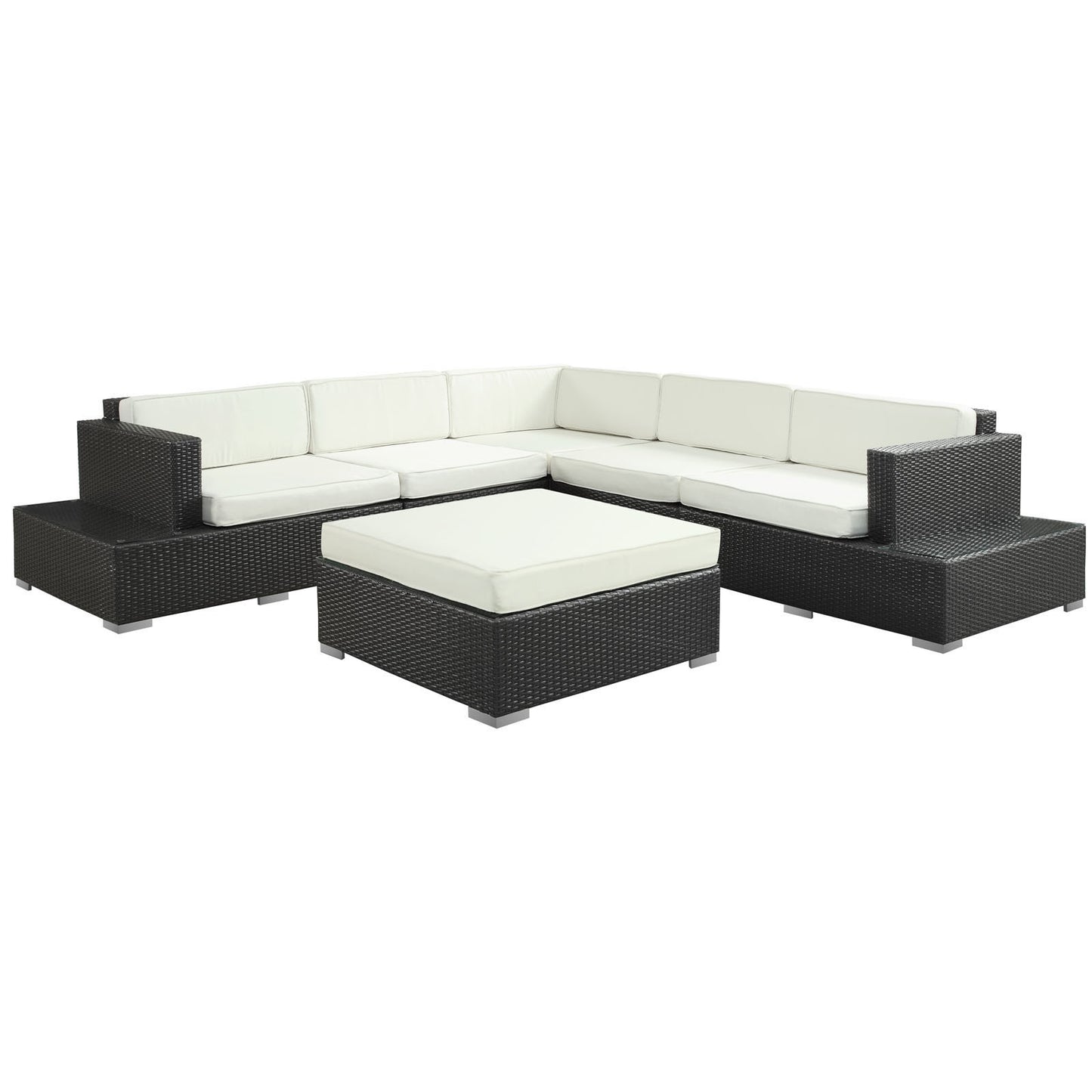 Lighthouse 6 Piece Outdoor Patio Sectional Set - living-essentials
