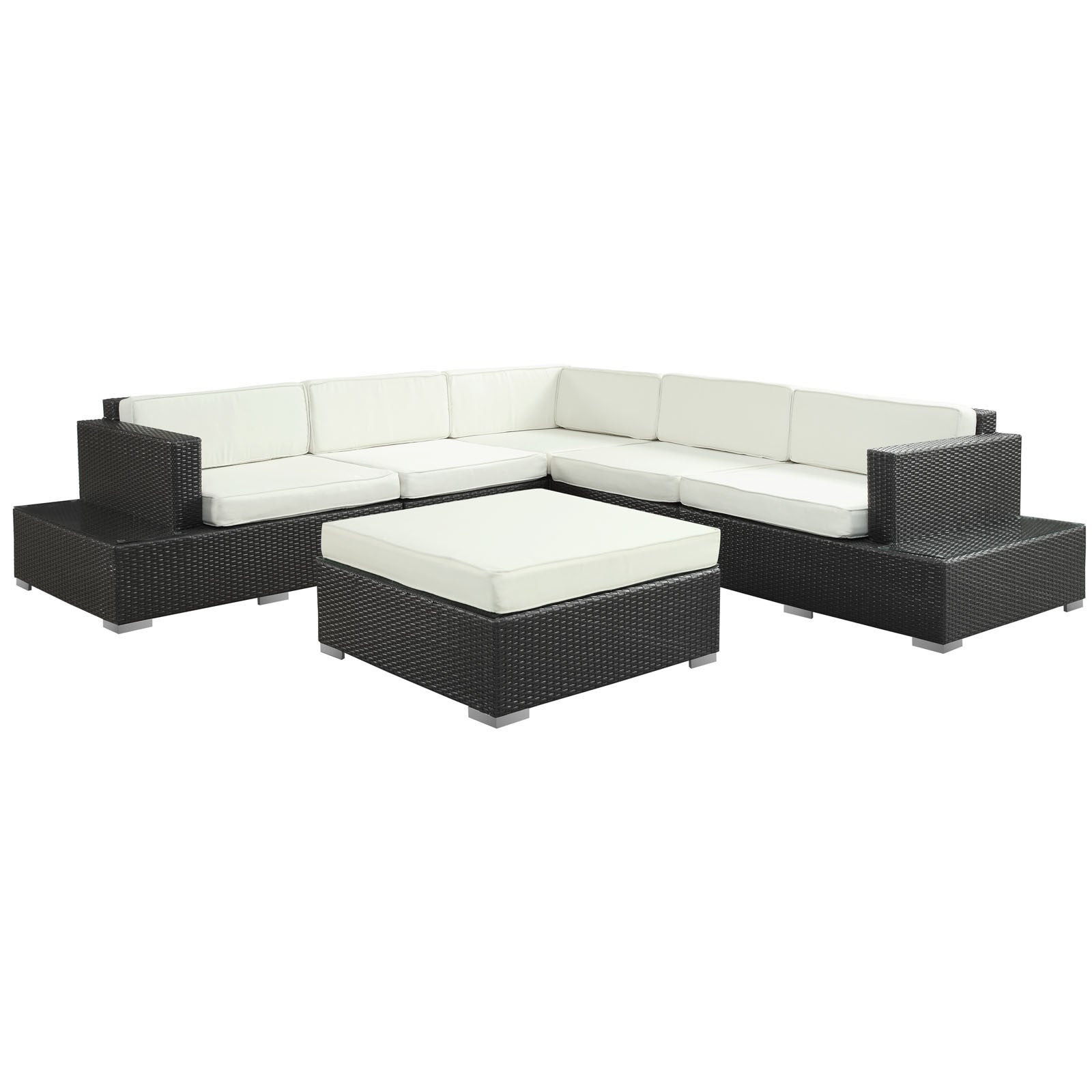 Lighthouse 6 Piece Outdoor Patio Sectional Set - living-essentials