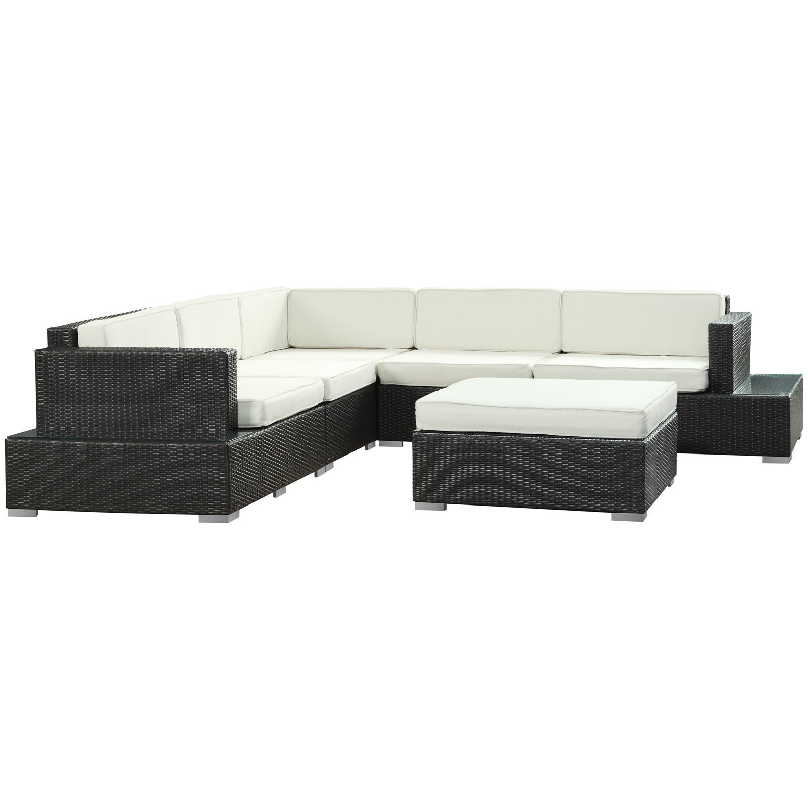 Lighthouse 6 Piece Outdoor Patio Sectional Set - living-essentials