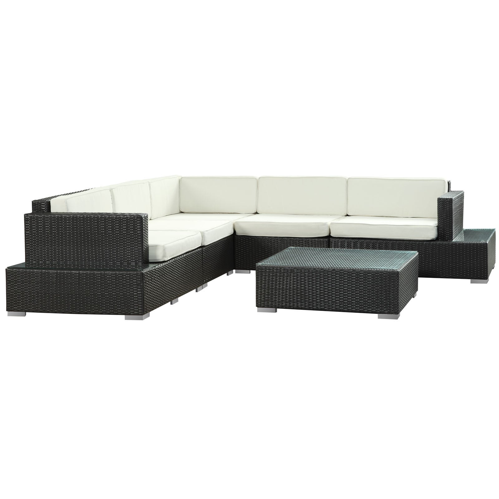 Lighthouse 6 Piece Outdoor Patio Sectional Set - living-essentials