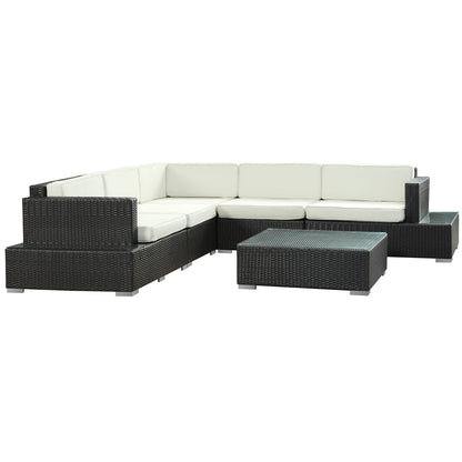 Lighthouse 6 Piece Outdoor Patio Sectional Set - living-essentials