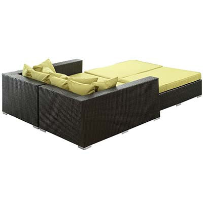 Barrier 4 Piece Outdoor Patio Daybed - living-essentials