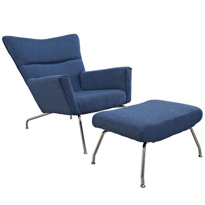 Hans J Wegner Wool Papa Bear Chair - living-essentials