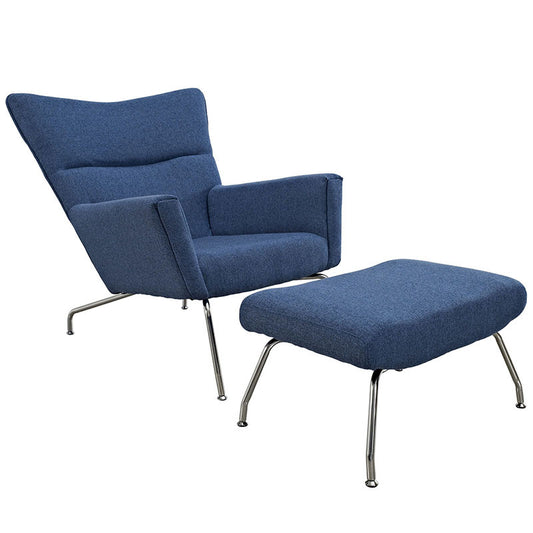 Hans J Wegner Wool Papa Bear Chair - living-essentials