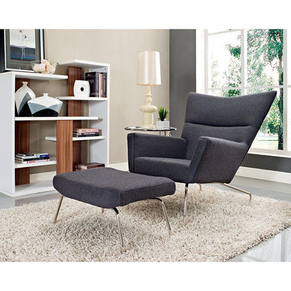 Hans J Wegner Wool Papa Bear Chair - living-essentials