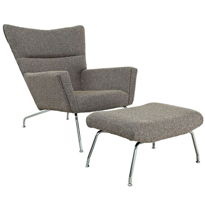 Hans J Wegner Wool Papa Bear Chair - living-essentials