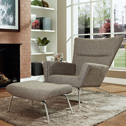 Hans J Wegner Wool Papa Bear Chair - living-essentials