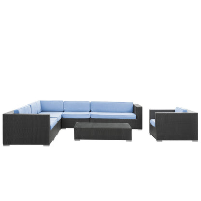 Santa Cruz 7 Piece Outdoor Patio Sectional Set - living-essentials