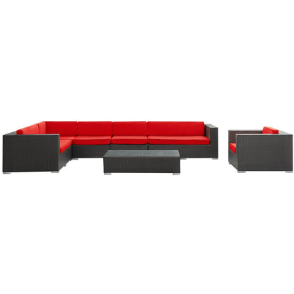 Santa Cruz 7 Piece Outdoor Patio Sectional Set - living-essentials