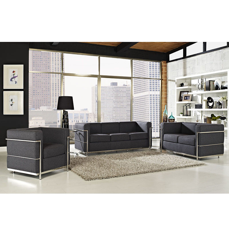 LC2 Wool Armchair - living-essentials