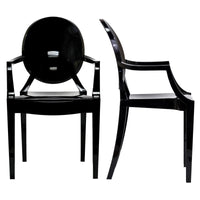Ghost style Dining Armchairs Set of 2 - living-essentials