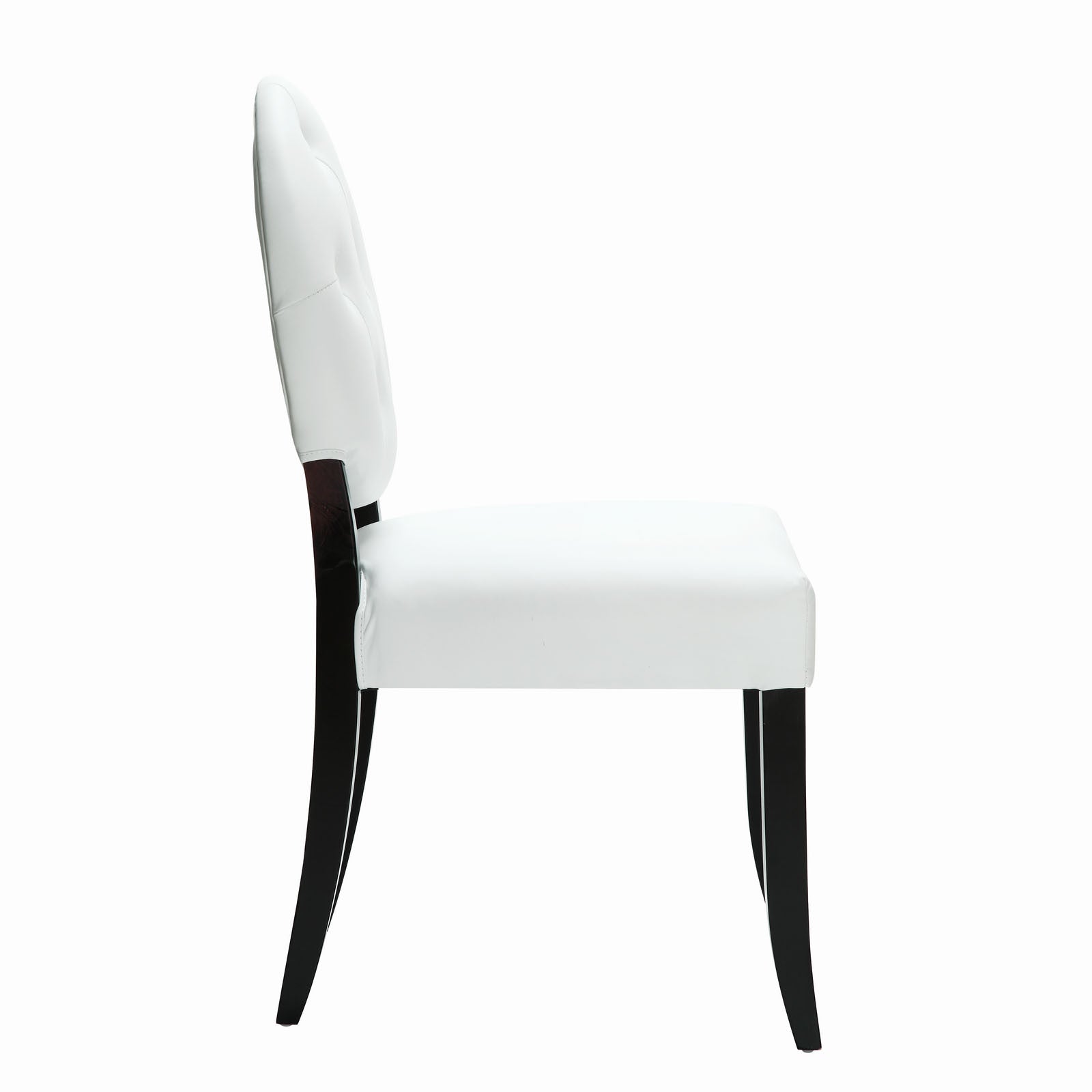 White studded dining discount chairs