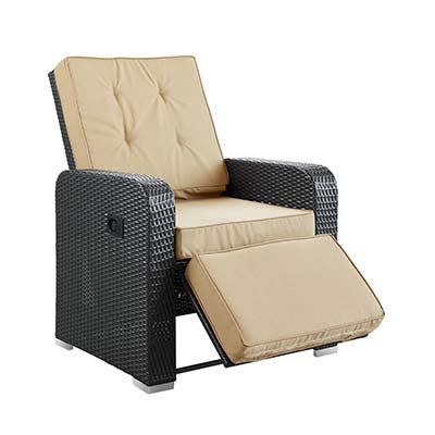 Internoon Patio Outdoor Patio Armchair Recliner - living-essentials