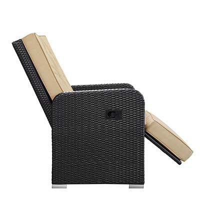 Internoon Patio Outdoor Patio Armchair Recliner - living-essentials
