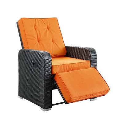 Internoon Patio Outdoor Patio Armchair Recliner - living-essentials